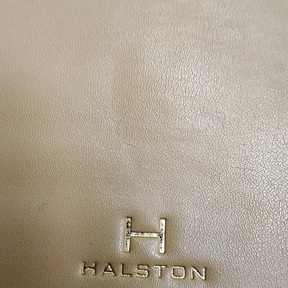 H by Halston Tan Handbag Satchel - Picture 10 of 11